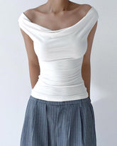 Tanktop mit weiten Schultern